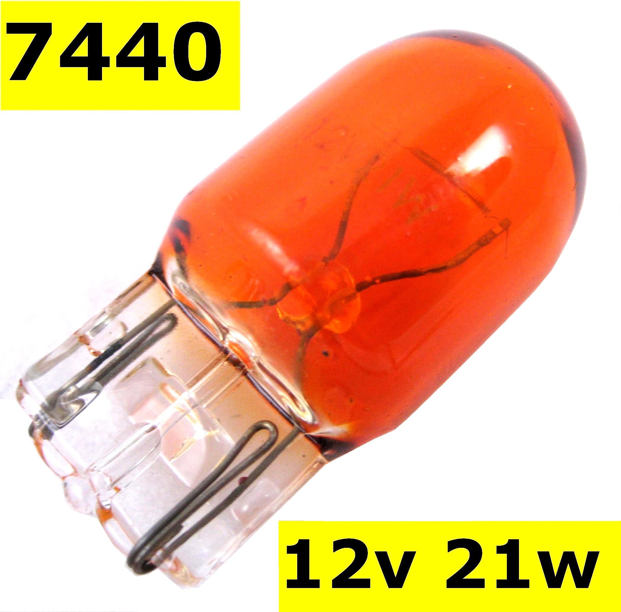 Brightest 2000 Lumen Canbus Error Free Amber LED x2 Headlight or Tail Light  Turn Signal Light Bulbs Size T20 7440 – Unique Style Racing