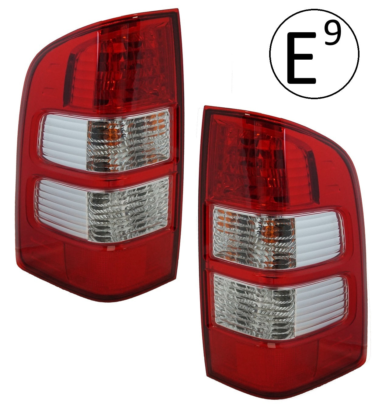 Ford Ranger Rear Light 2006 to 09 - PAIR ( no fog lamp ) – Powerful UK