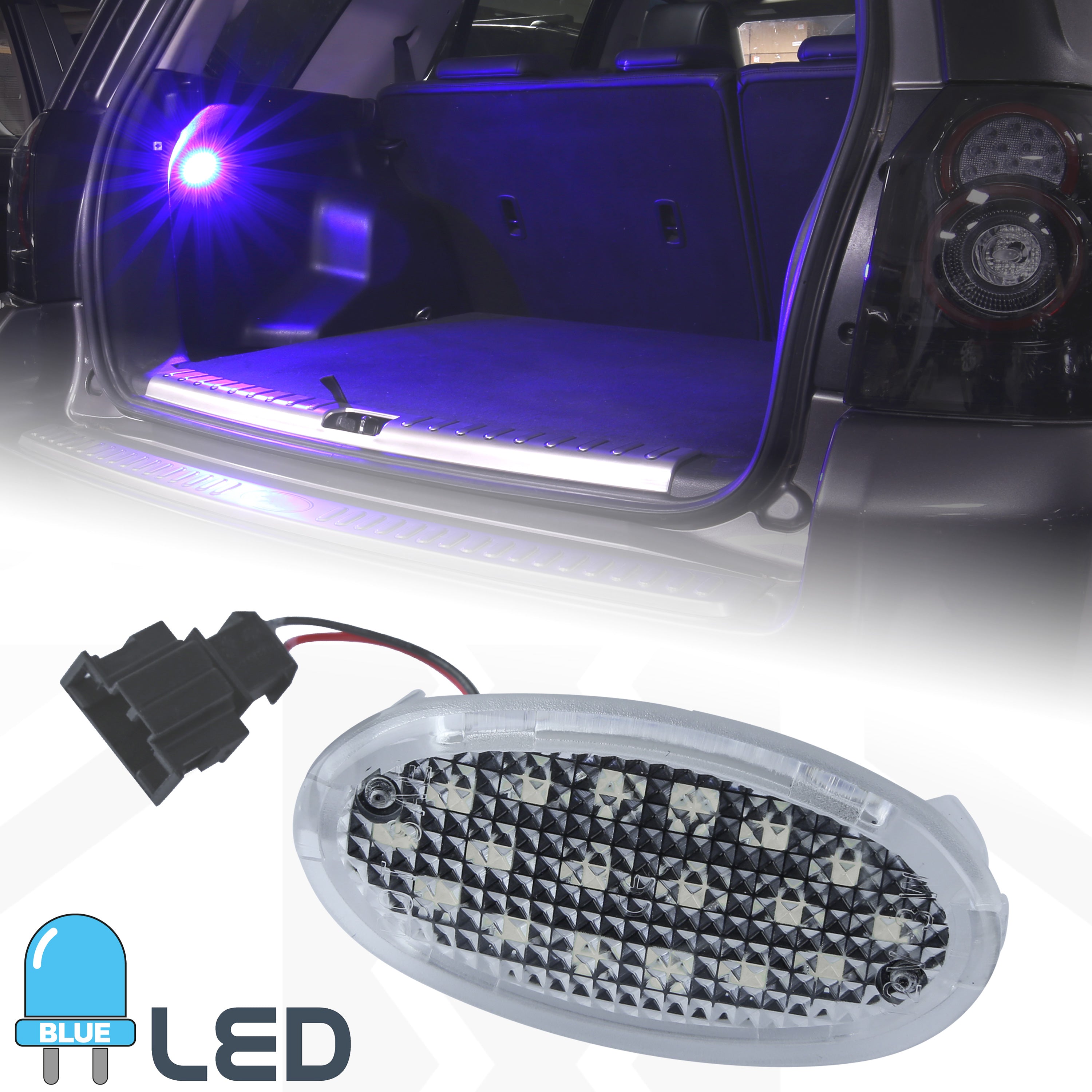 Interior Boot LED Light for Range Rover Evoque 1 Blue Powerful UK