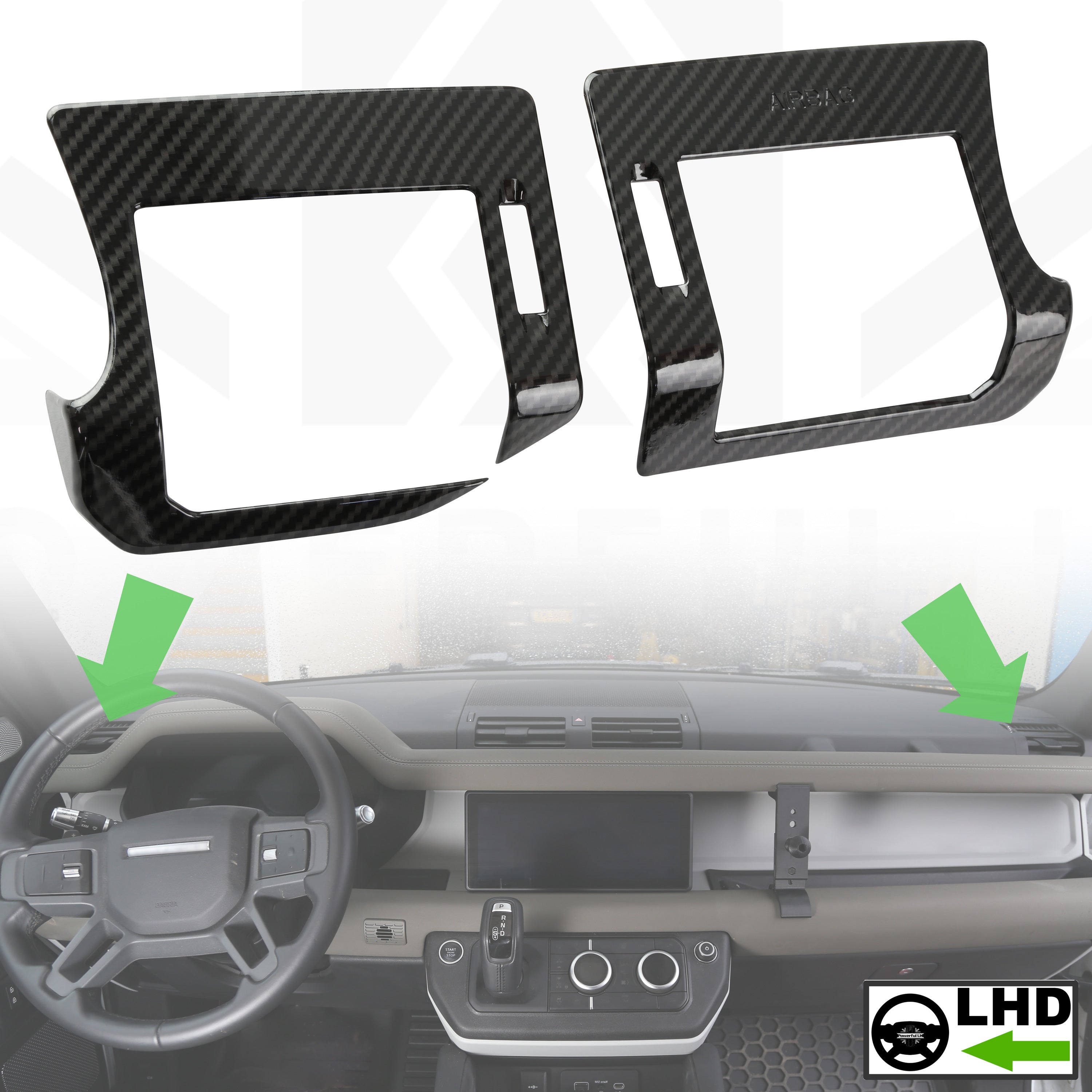 Defender shop dash trim