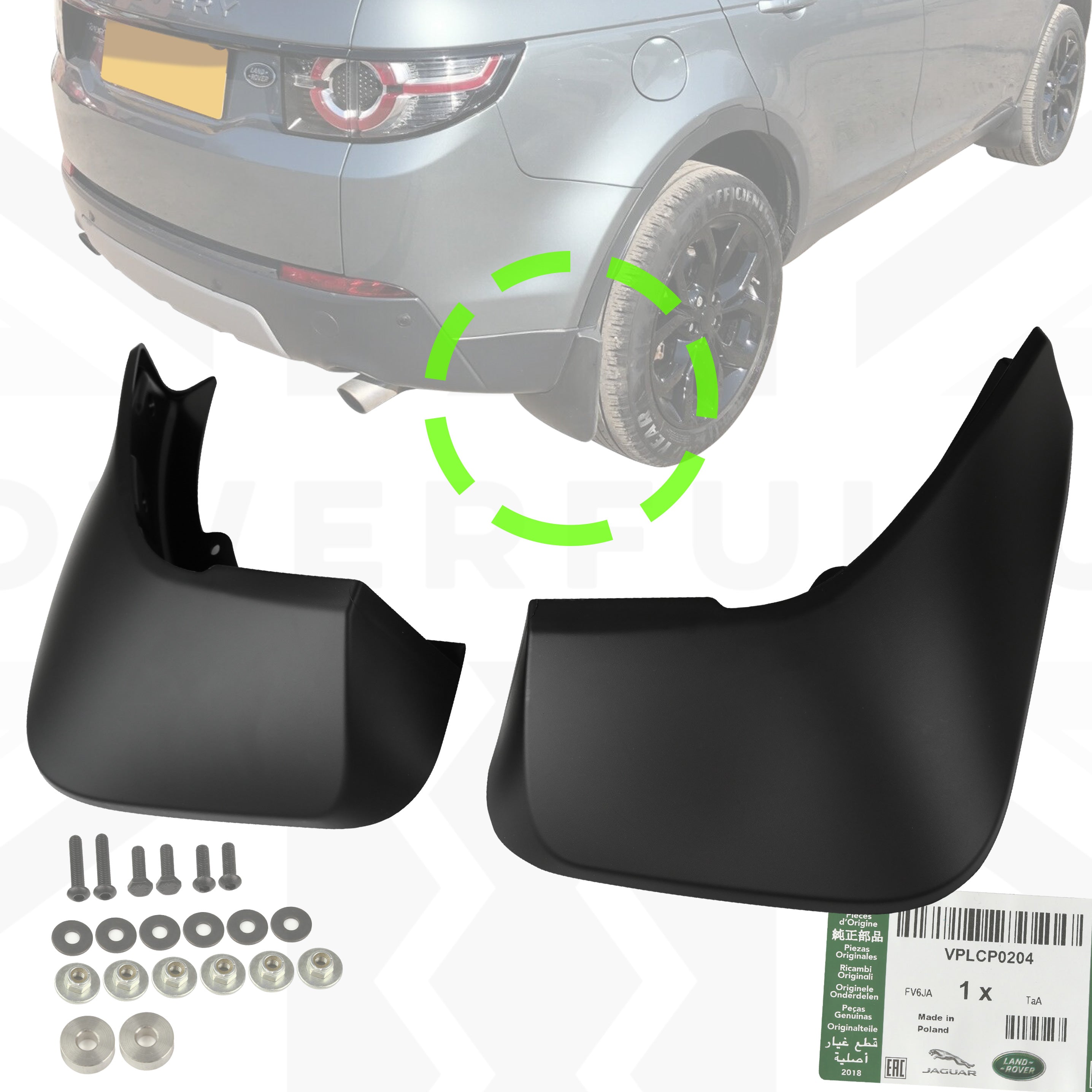 4Pcs Car Mud Flaps Splash Guard Fender Mudguard Mudflaps Mud Guards for  Land Rover Discovery Sport 7 Seater 2015 2016 2017 2018 2019 2020 2021 2022