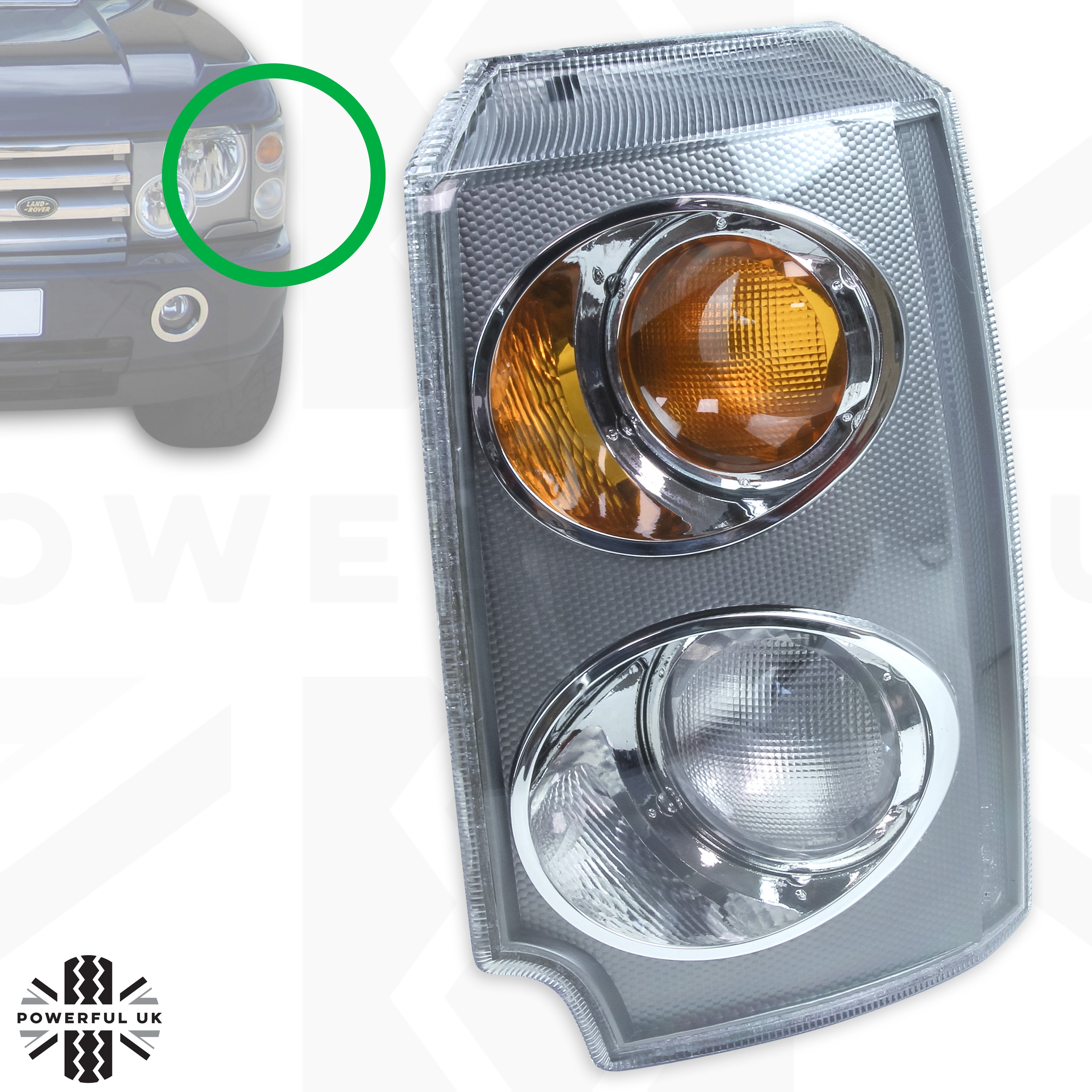 Front Side Light / Indicator Assembly - Aftermarket - for Range Rover –  Powerful UK