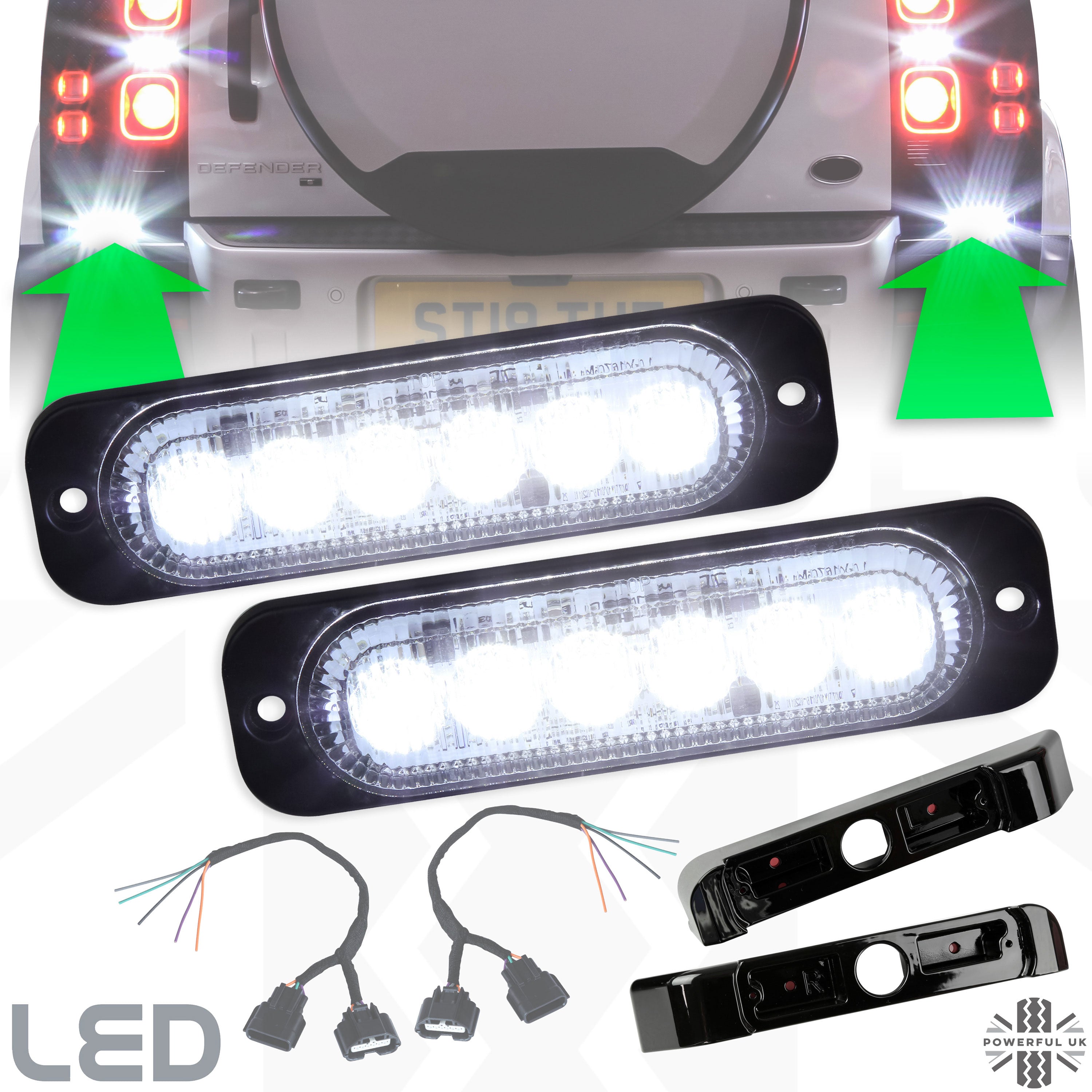 LED Reverse light upgrade kit for Land Rover Defender L663 All