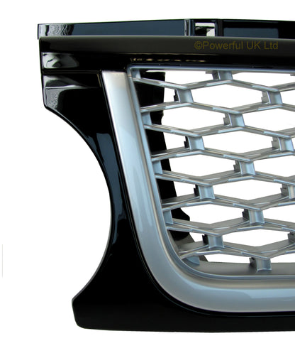 Black Silver Silver "Autobiography Style" grille to fit Range Rover Sport 2010+