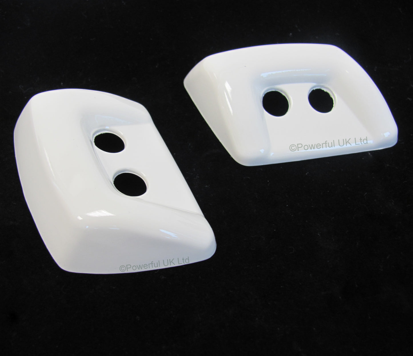 Headlight Washer Jet Covers in Alaska White for Range Rover L322 Vogue