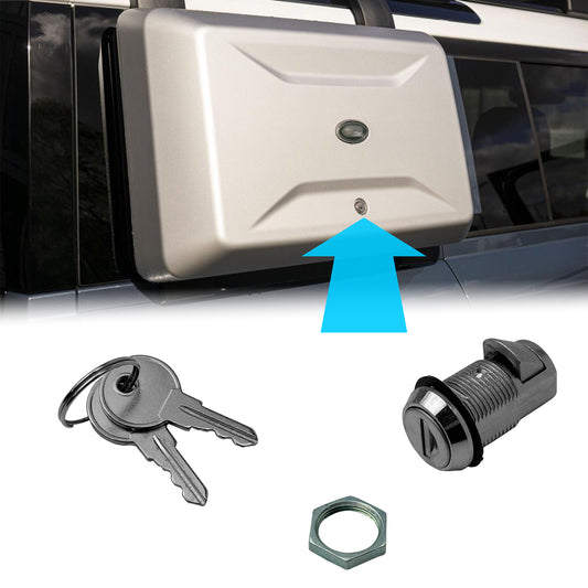 Replacement Lock & Key set for Side Gear Carrier Box on Land Rover Defender L663