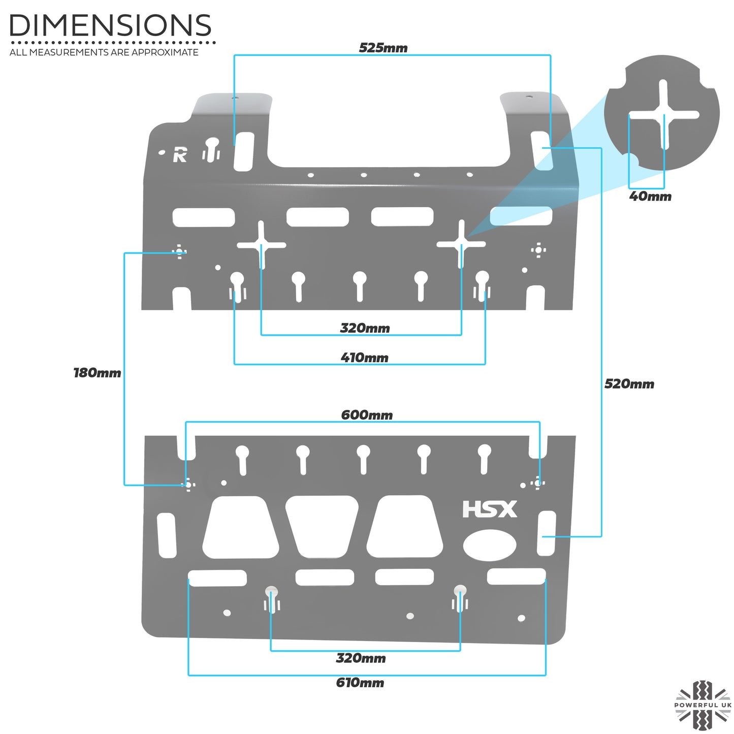 Molle Plate Kit - Mix Design - LH - for Land Rover Defender L663 (110 Model )