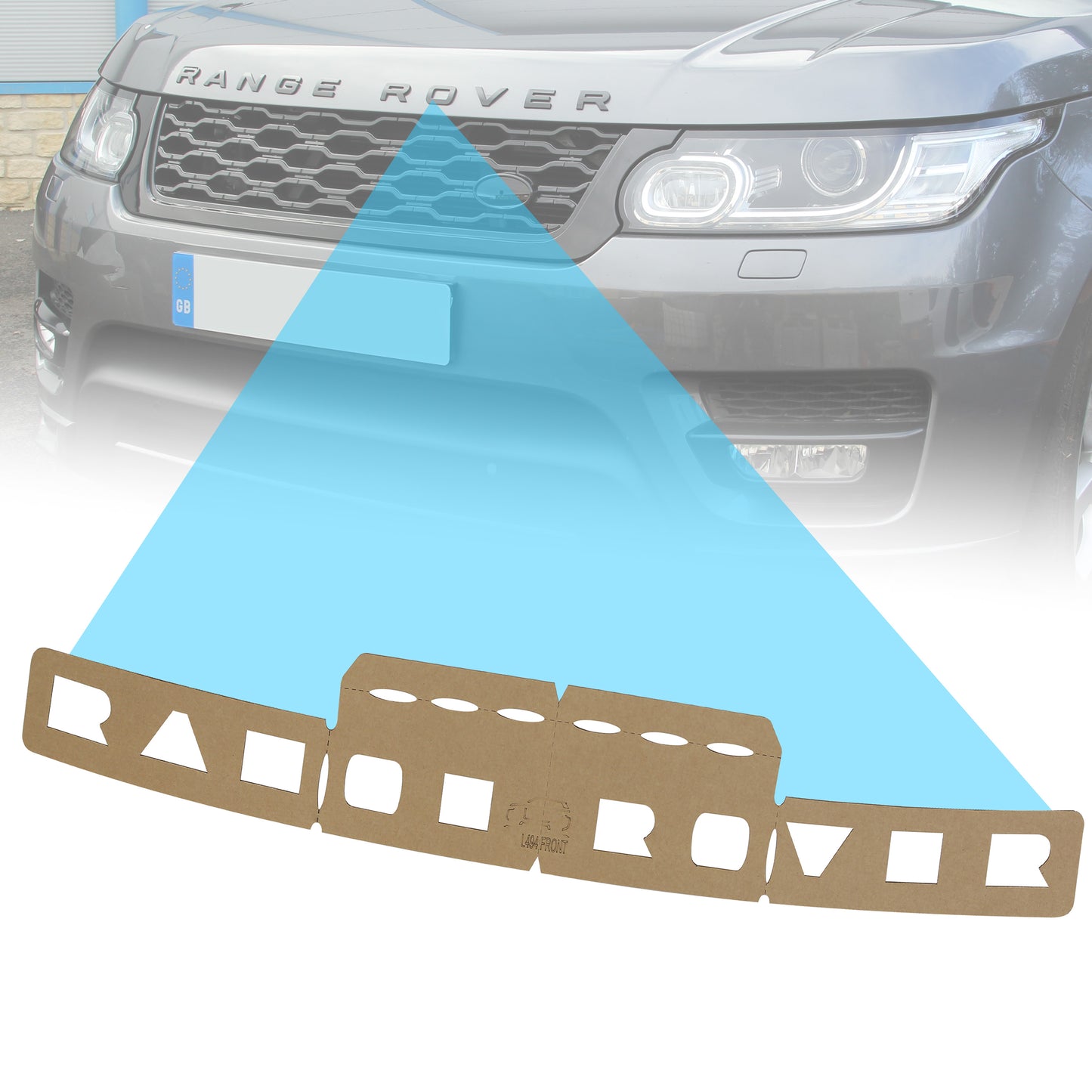 Front Lettering Template for Range Rover Sport L494