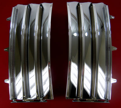 Chrome Triple Side Vent Assemblies for Range Rover L322