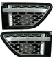 Side Vents - Black/Silver/Silver for Range Rover Sport 2010