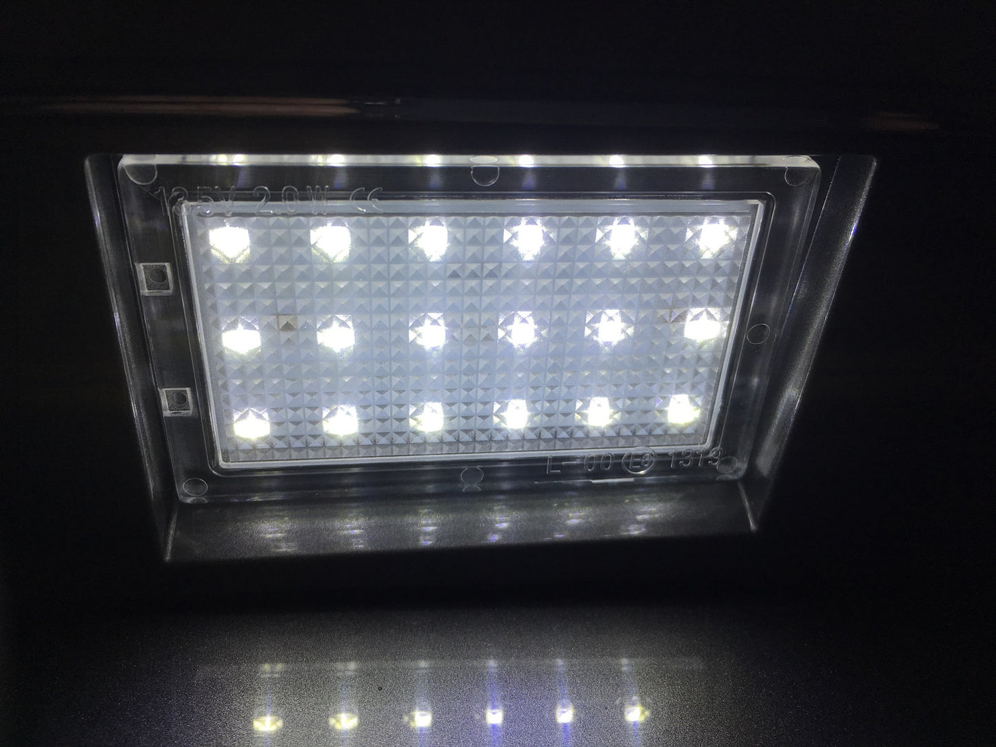 LED Rear Number plate light upgrade for Land Rover Freelander 2