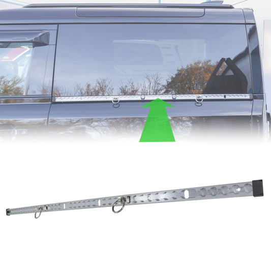 Silver Utility Side Rail for Land Rover Defender L663 90 - Left Kit