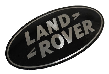 Genuine Front Grille Badge - Black & Silver - for Land Rover Discovery Sport