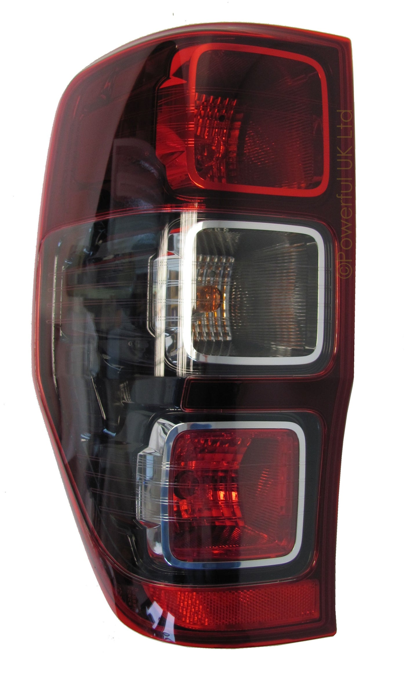 Rear Light 2012 on Red/Black (aftermarket) - LHD Spec - LH - for Ford Ranger