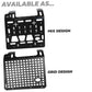 Molle Plate Kit - Grid Design - RH - for Land Rover Defender L663(110)