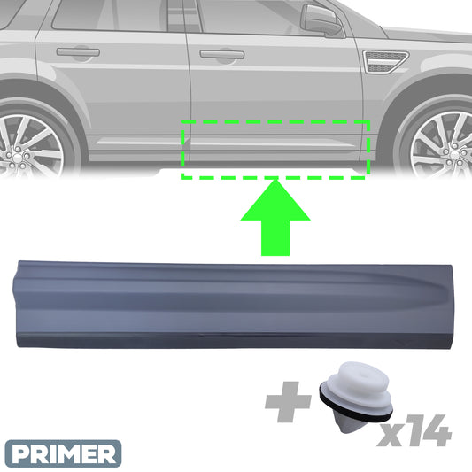 Standard Lower Door Moulding in Primer - Front Right - for Land Rover Freelander 2