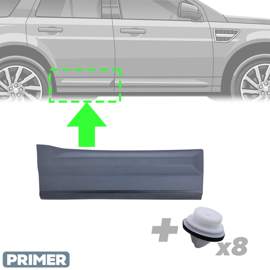 Lower Door Moulding in Primer - Rear Right Door - for Land Rover Freelander 2