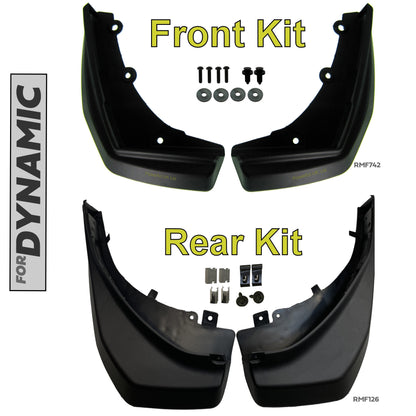 Front & Rear Mudflap Kit for Range Rover Evoque L538 Dynamic