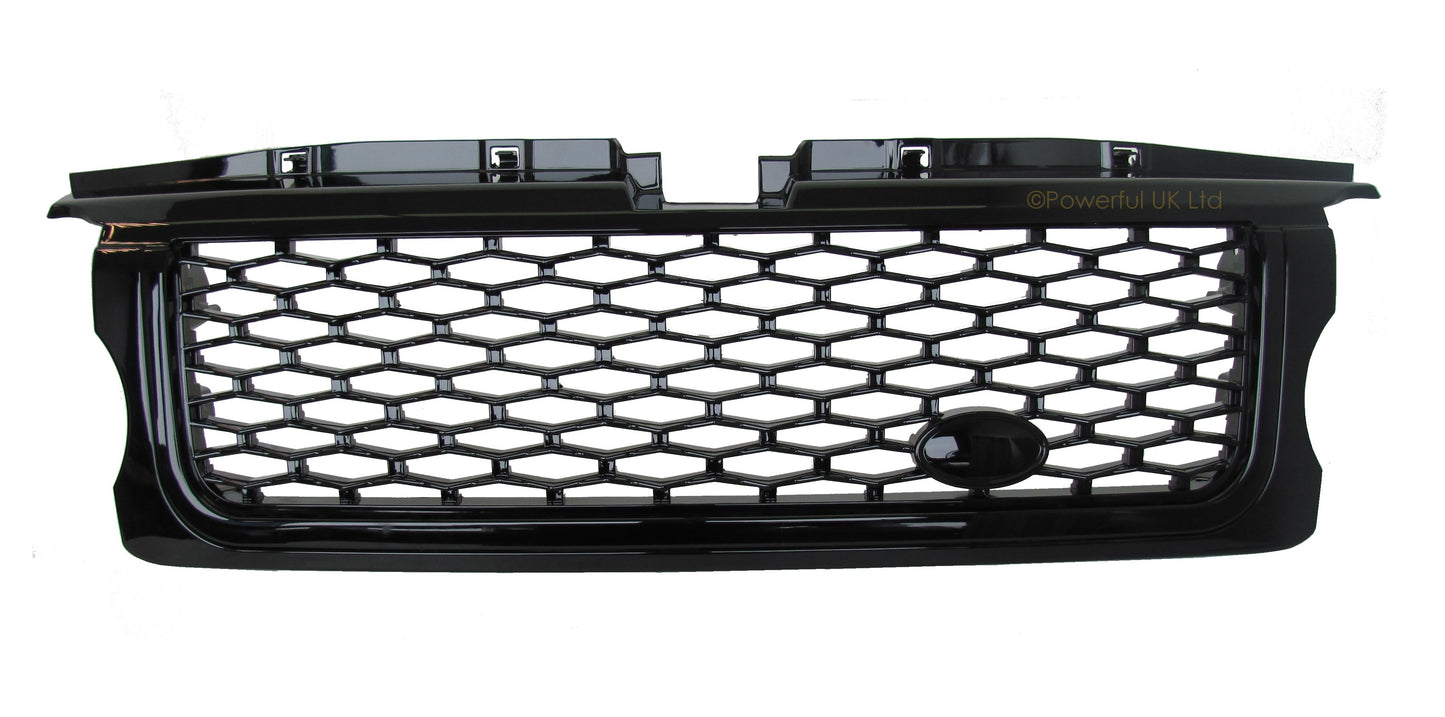 Front Grille - Full Black for Range Rover Sport 05-09