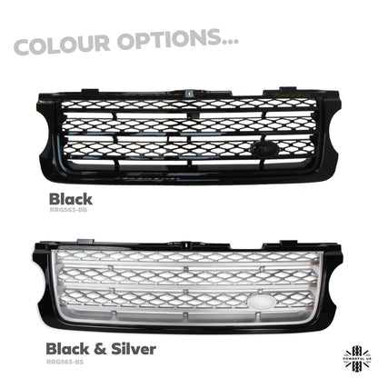 Black Front Grille for Range Rover L322 2010 on