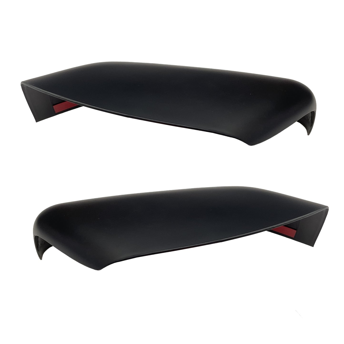 Top Half Mirror Covers for Land Rover Discovery 3 - Matt Black