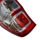 Rear Light 2012 on Red/Chrome - LHD Spec - LH with FOG (EU Spec) for Ford Ranger