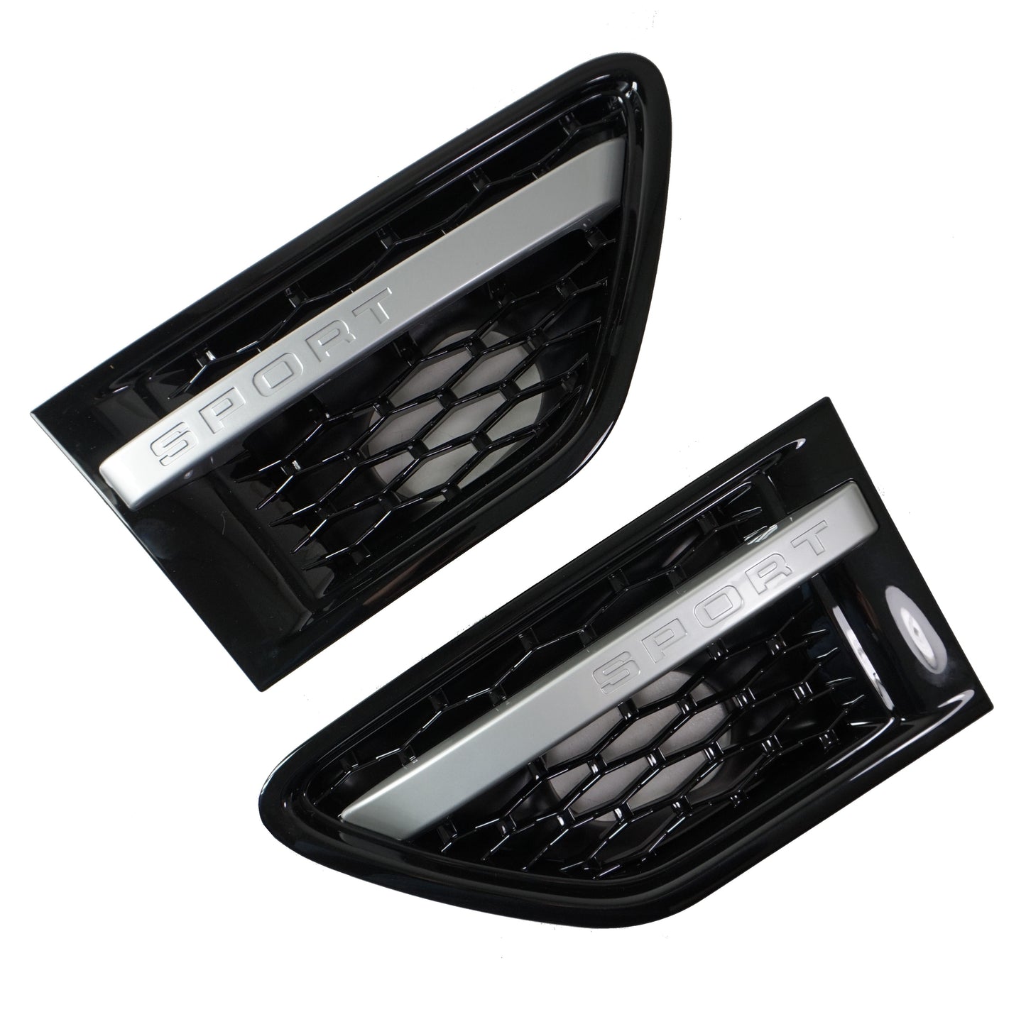 Side Vents - Black/Silver/Black for Range Rover Sport 2010