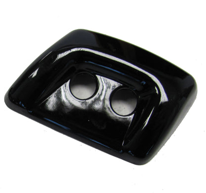 Headlight Washer Jet Covers for Land Rover Discovery 3 LR3 in Java Black LRC697