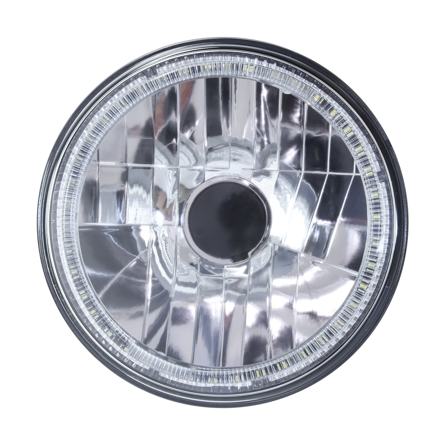 2x 7" Headlights with Angel Eye - RHD