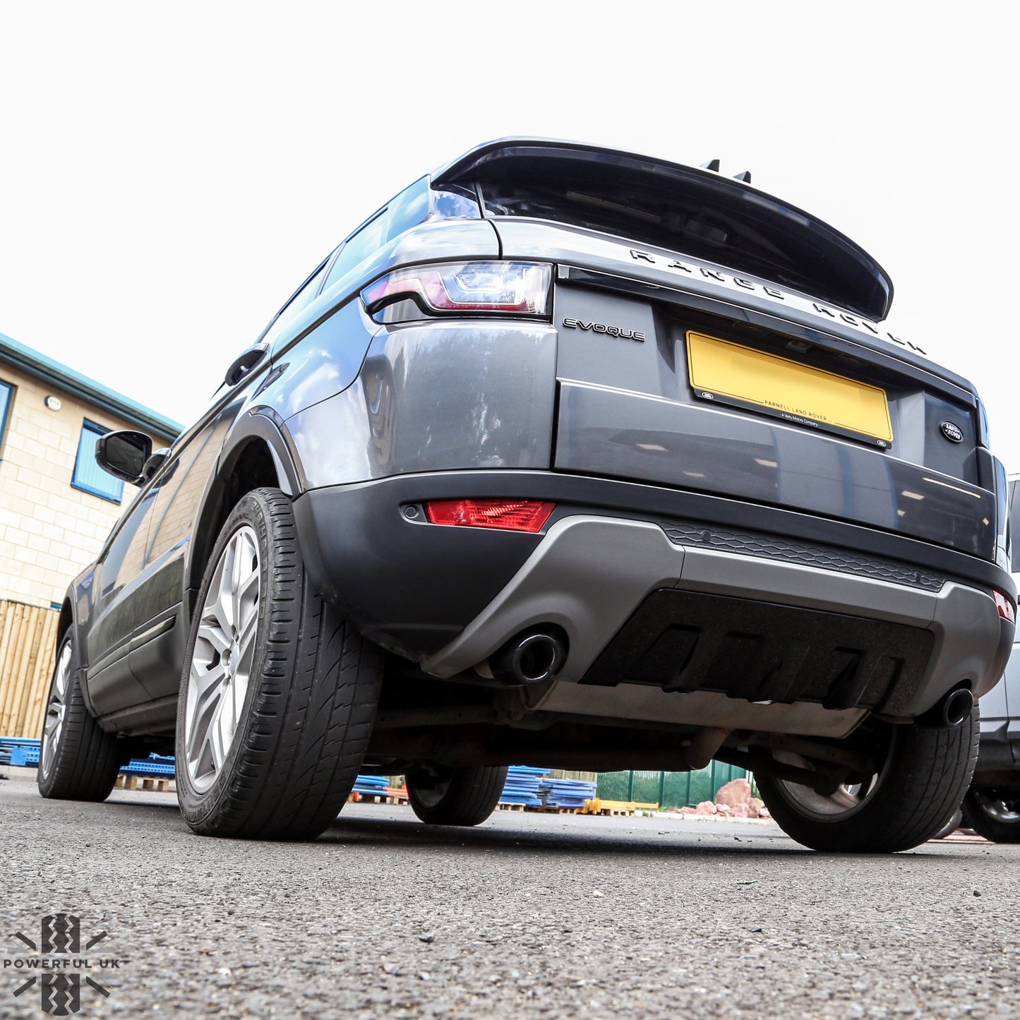 Rear Diffuser Panel for Range Rover Evoque Pure/Prestige/SE/SE Tech (2011-18) - Gloss Black