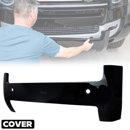 Front Bumper H-Panel Easy-Fit Cover for Land Rover Defender L663 - Gloss Black