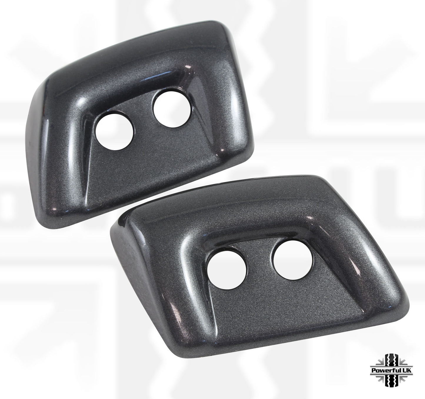 Headlight Washer Jet Covers in Bonatti Grey for Range Rover L322 Vogue