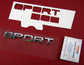 Chrome Tailgate Lettering - SPORT - for Range Rover Sport