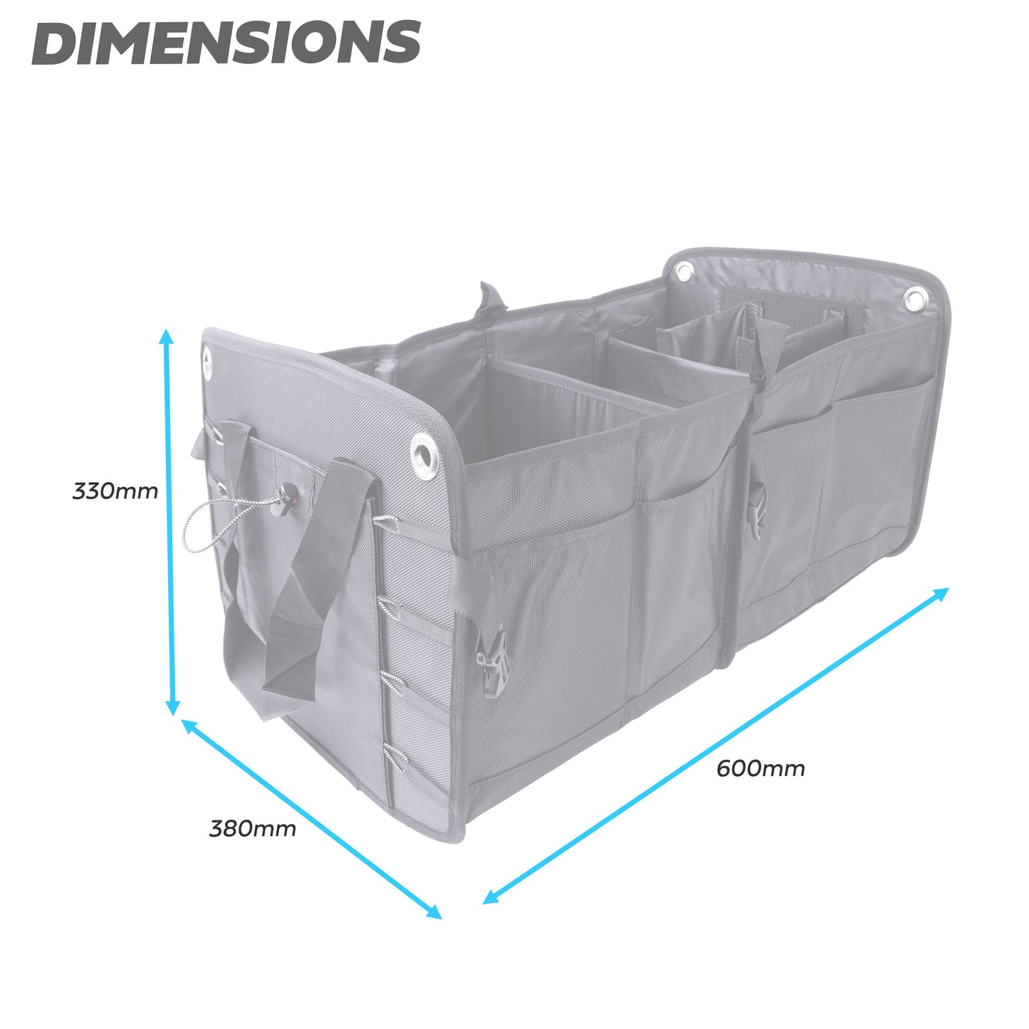 Collapsible Boot Organiser