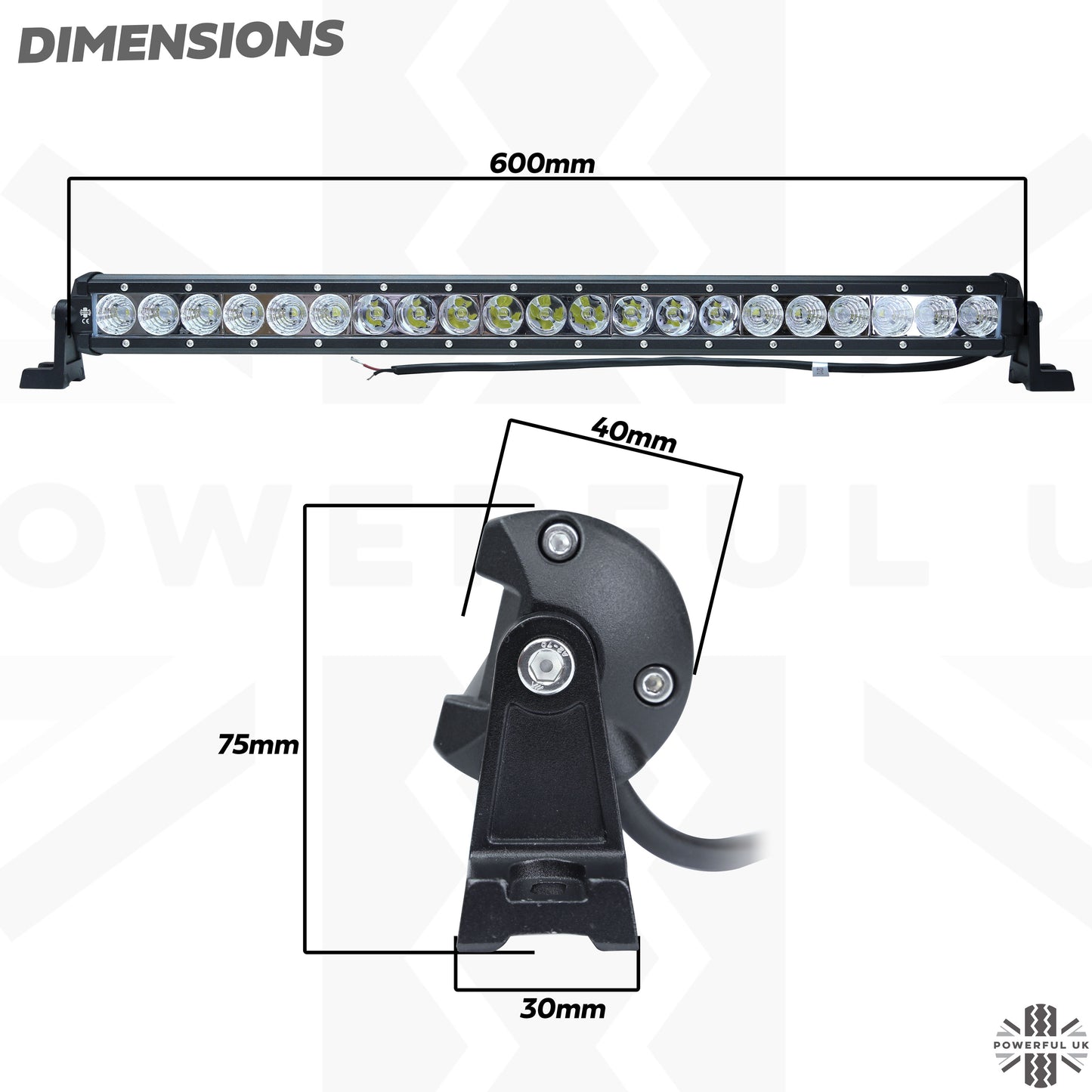 23" LED Light Bar