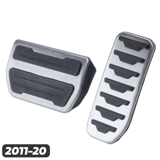 '2021 Look' Foot Pedal Covers (2pc Automatic) for Range Rover Evoque 2011-20