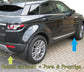 Front & Rear Mudflap Kit for Range Rover Evoque L538 Pure/Prestige