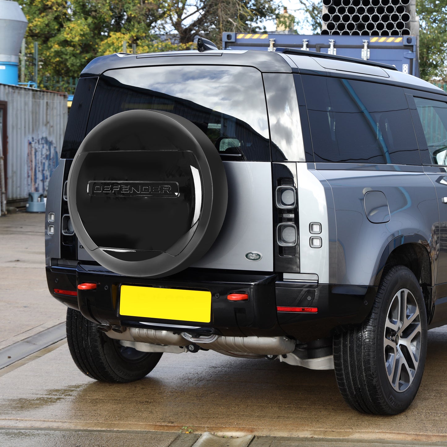 Spare Wheel Cover - Genuine for Land Rover Defender L663 - Gloss Black