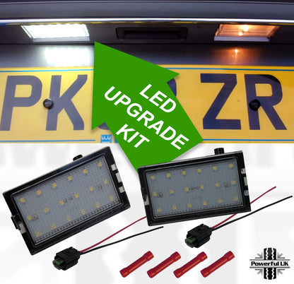 LED Rear Number plate light kit lamp for Land Rover Freelander 2 facelift