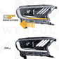 LED Headlights with DRL for Ford Ranger 2016-22 - Left Hand Drive - PAIR