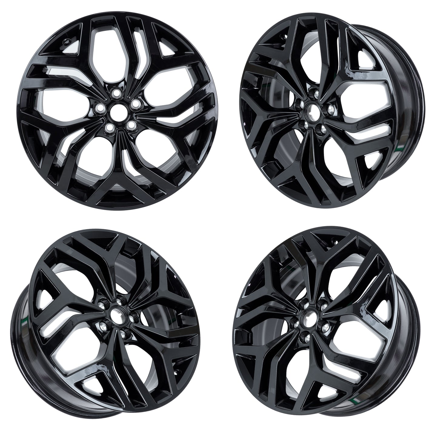 20" Alloy Wheels - Gloss Black - Set of 4 for Range Rover Evoque Genuine