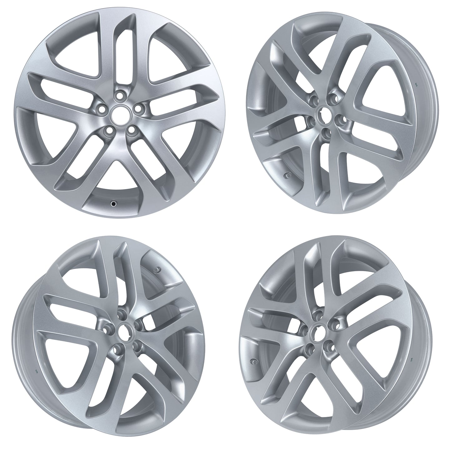 21" Alloy Wheels - Silver - Set of 4 for Range Rover Evoque Genuine