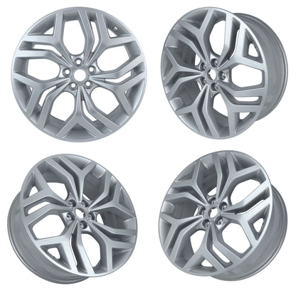 20" Alloy Wheels - Sparkle Silver - Set of 4 for Land Rover Freelander 2 Genuine