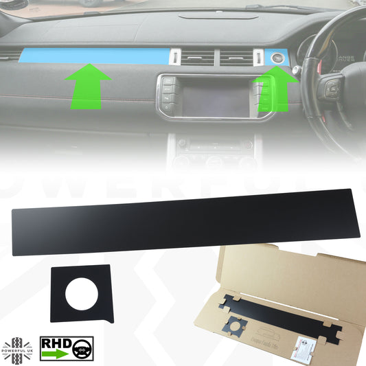 Dash Insert Kit - Range Rover Evoque(2011-18) - RHD - Matt Black