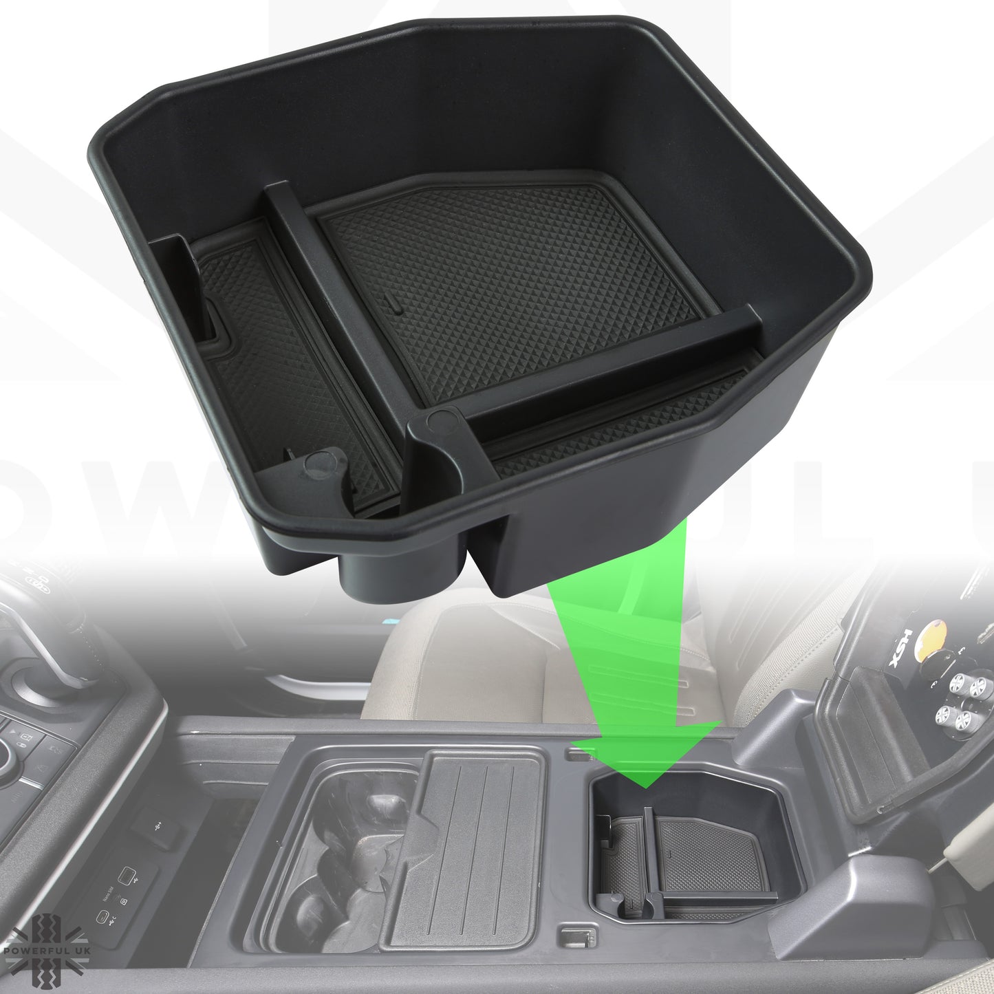 Front Armrest Storage Tray for Land Rover Defender L663 - Type B