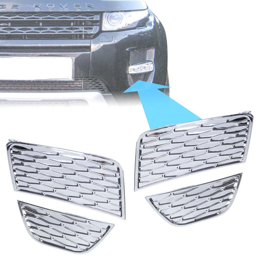 Fog Surround Vent Set in Chrome for Range Rover Evoque 2011-15 (Dynamic)