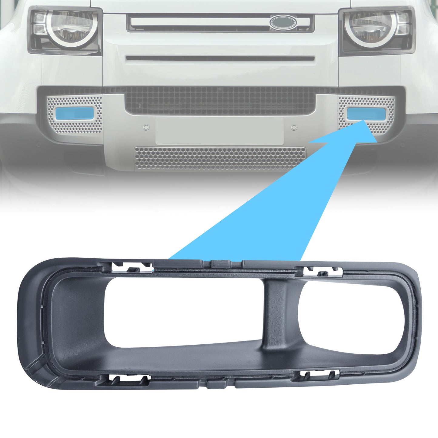 Fog Bezel Insert 'Fog & Cooling Holes' for Land Rover Defender L663 - Genuine(Used)