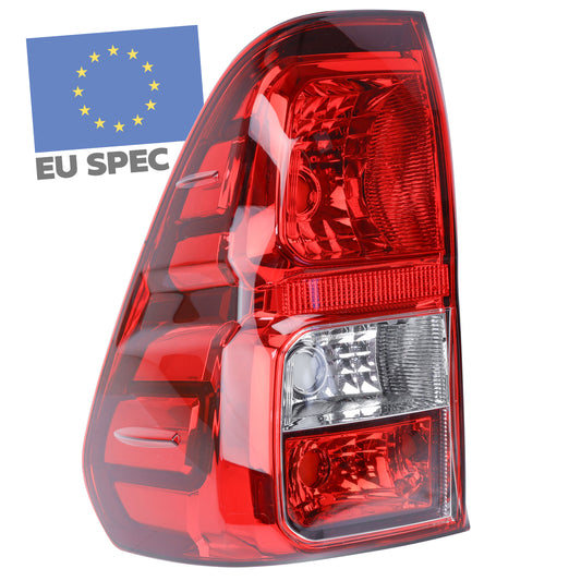 Rear Light - LH - for Toyota Hilux Mk8 Revo (2016 on) - EU Spec With Fog