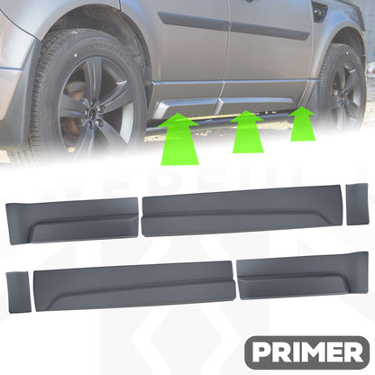 HST/Dynamic Lower Door Moulding 6pc Kit in Primer for Land Rover Freeelander 2