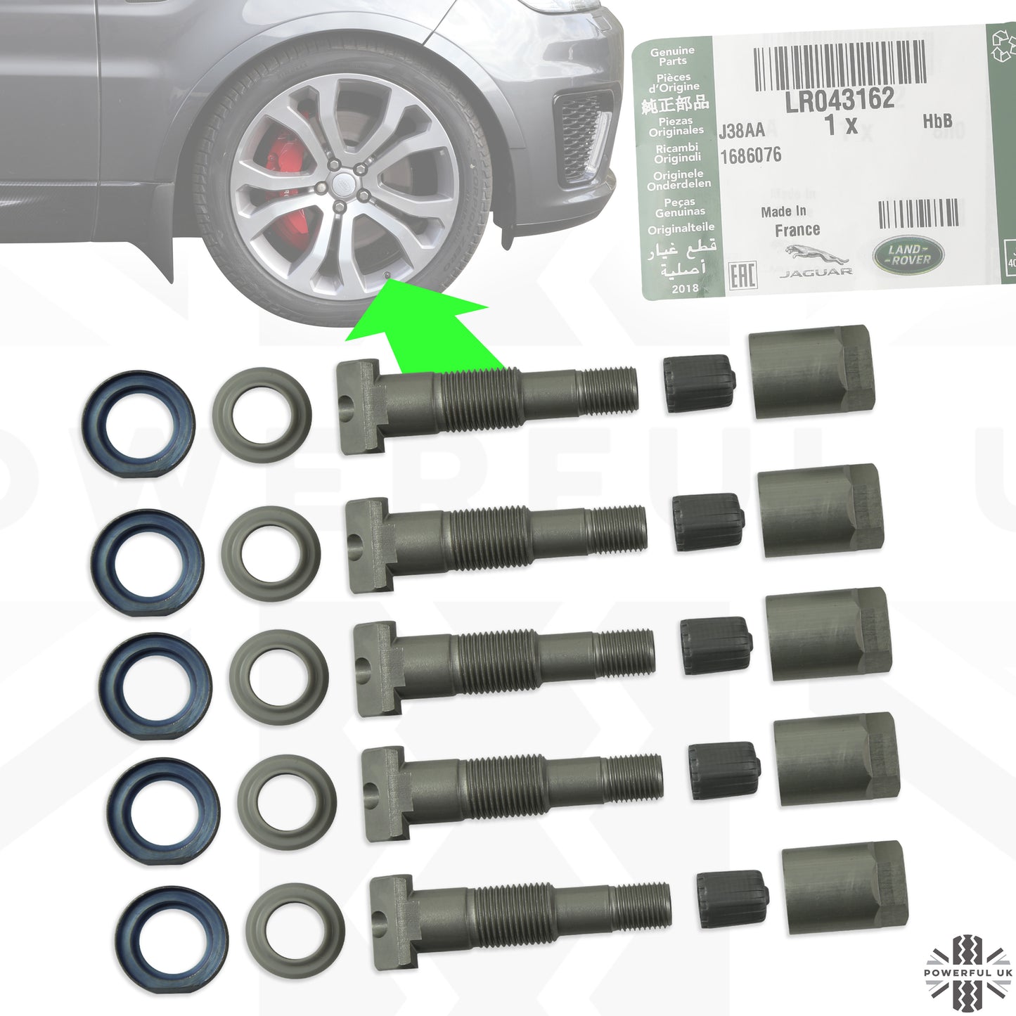 Tyre Pressure Monitoring System (TPMS) Service Kit for Range Rover Sport L494